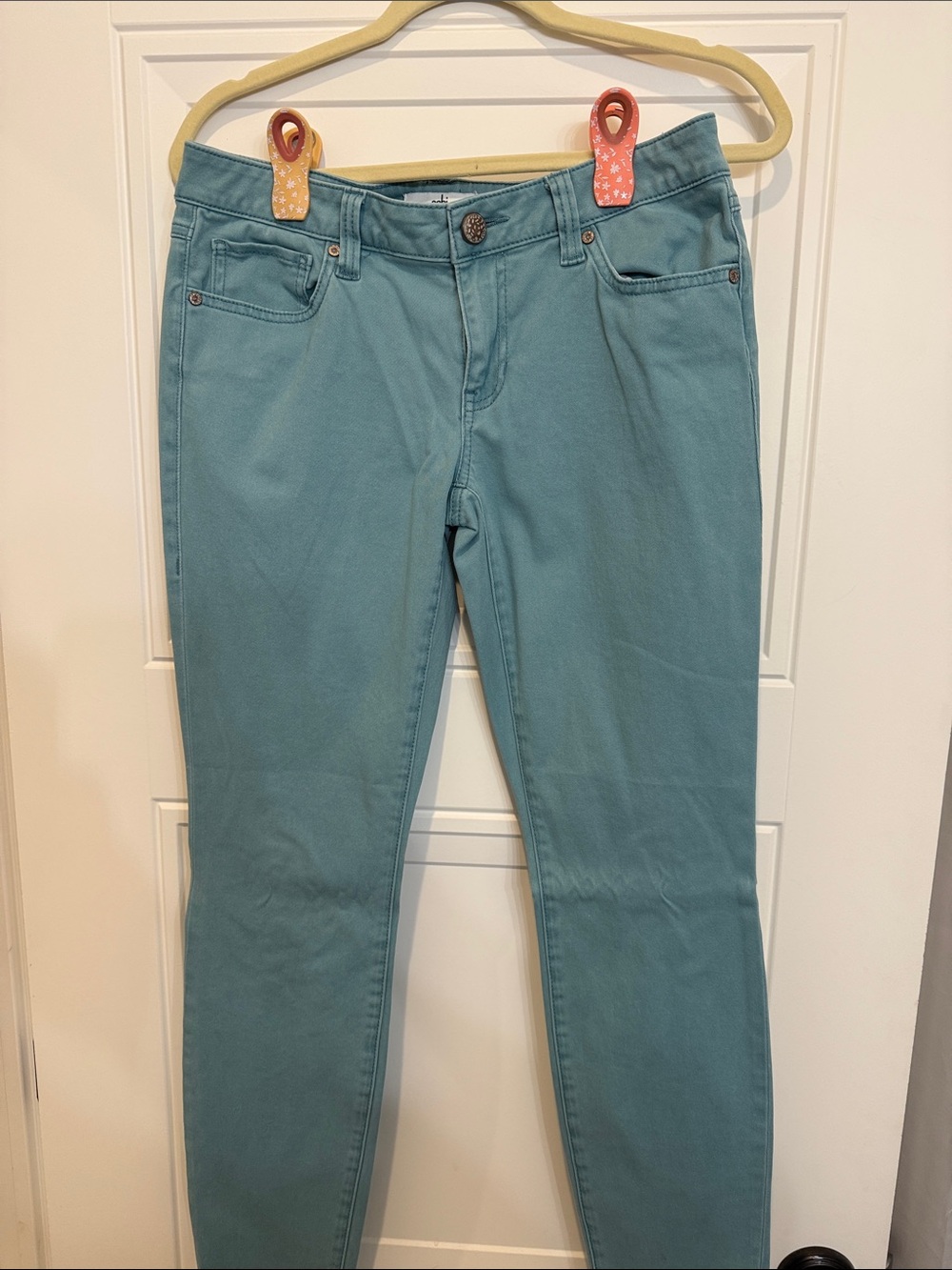 CAbi Teal Skinny Jeans